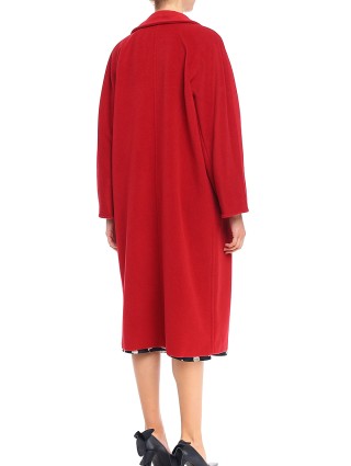 Червоне пальто MAX MARA з вовни та кашеміру: фото 2 - Invogue